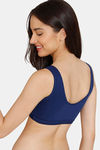 Zivame Girls Double Layered Non Wired Full Coverage Slip-on Beginner Bra (Pack of 2) - Multicolor — thumbnail 6